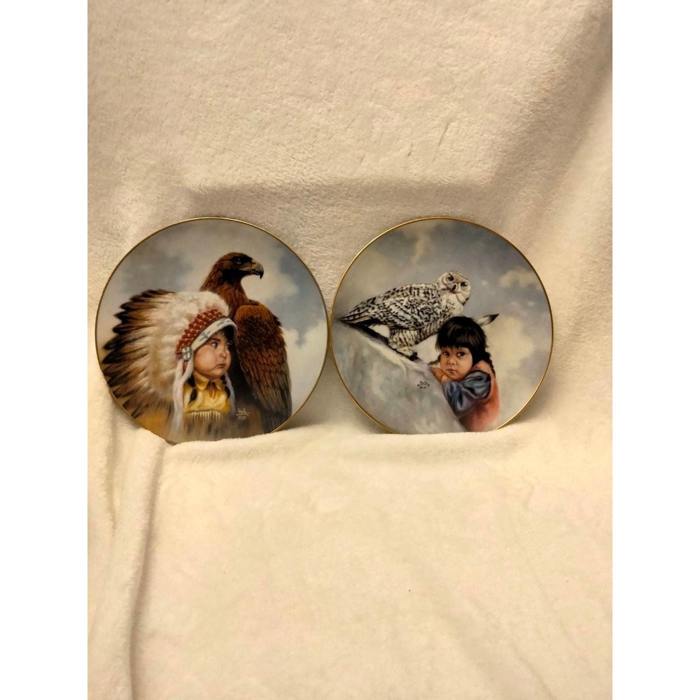 2   Vintage1989 Perillo's plates  signed/ number